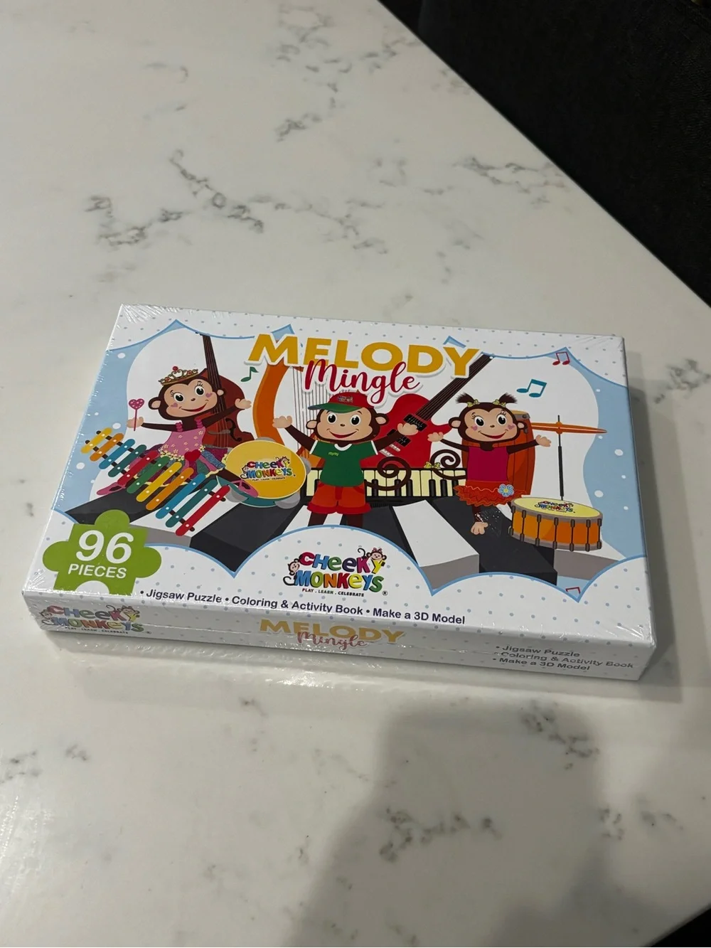Melody Mingle Kids Music Puzzle & Activity Set - Blue
